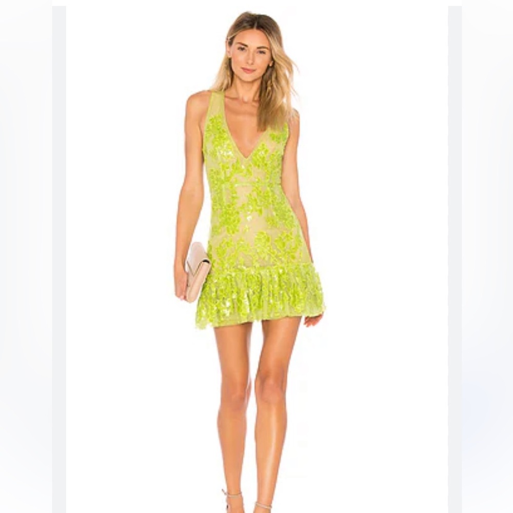 Sweet Dreams Dress In Green Goblin Nbd - Medium - Style No. Nbdr-Wd1114